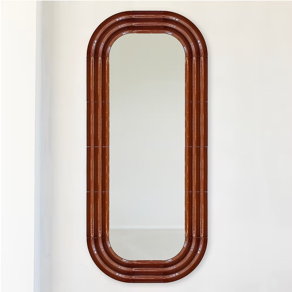 ELO Mirror / 180x80 / hand-glazed ceramic