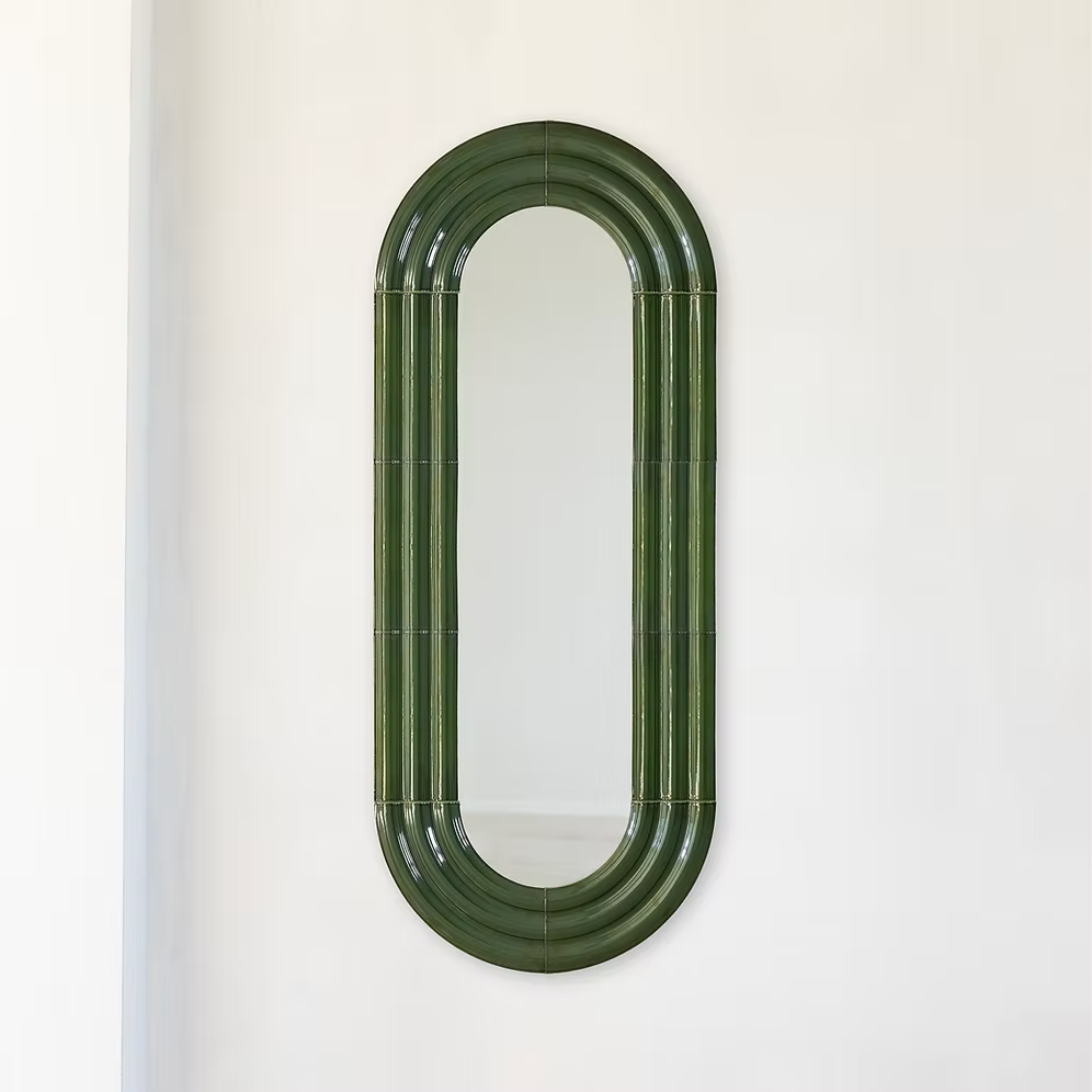 ELO Mirror / 150x60 / hand-glazed ceramic