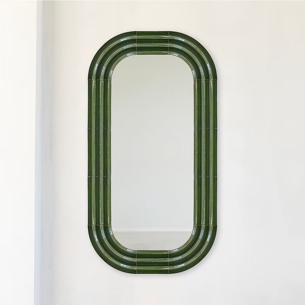 ELO Mirror / 150x80 / hand-glazed ceramic