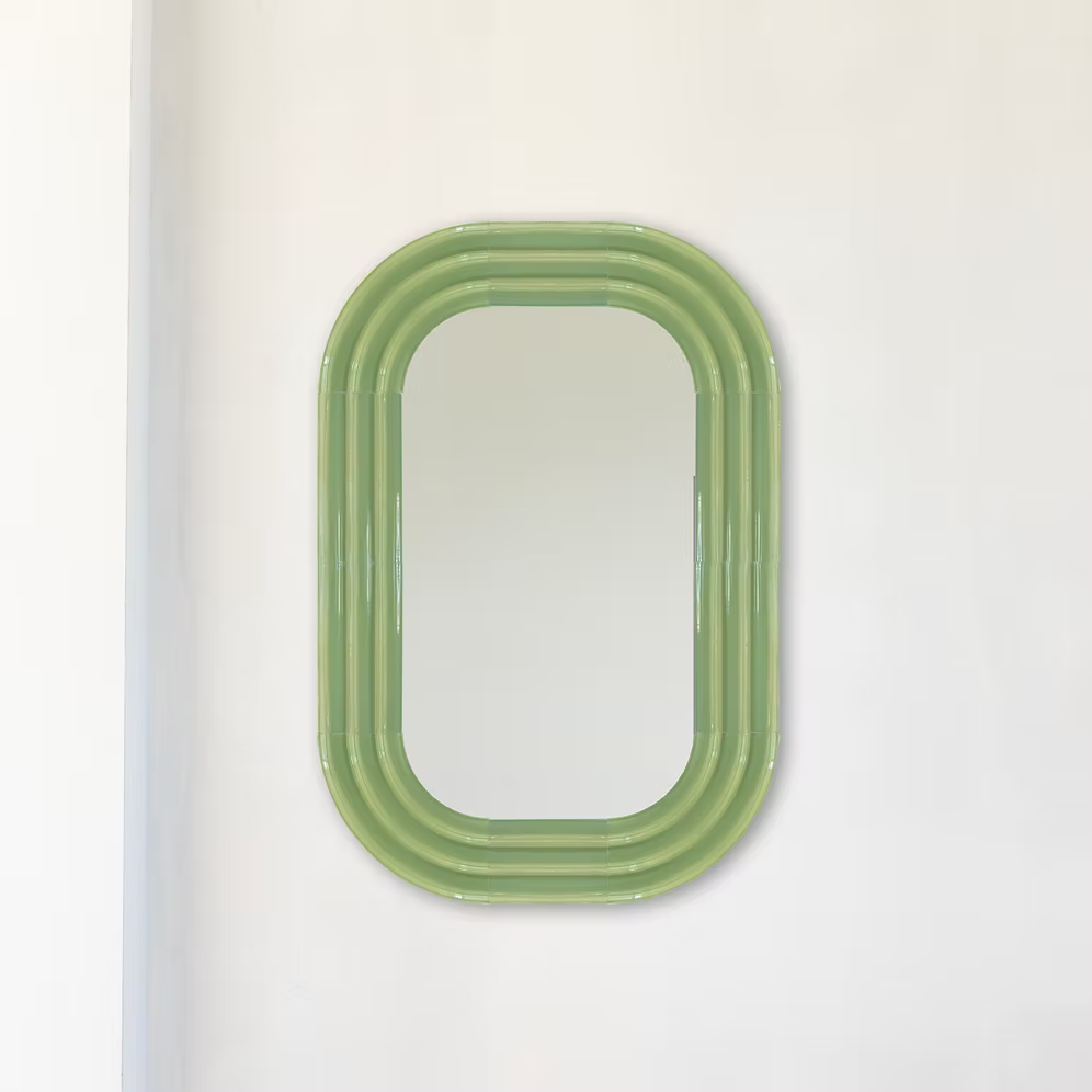 ELO Mirror / 120x80 / hand-glazed ceramic