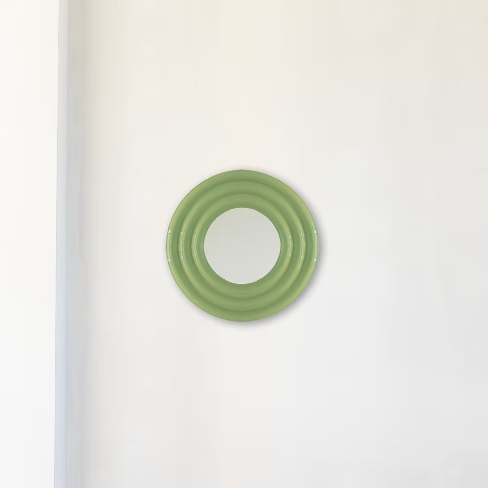 ELO Mirror / 60x60 / hand-glazed ceramic