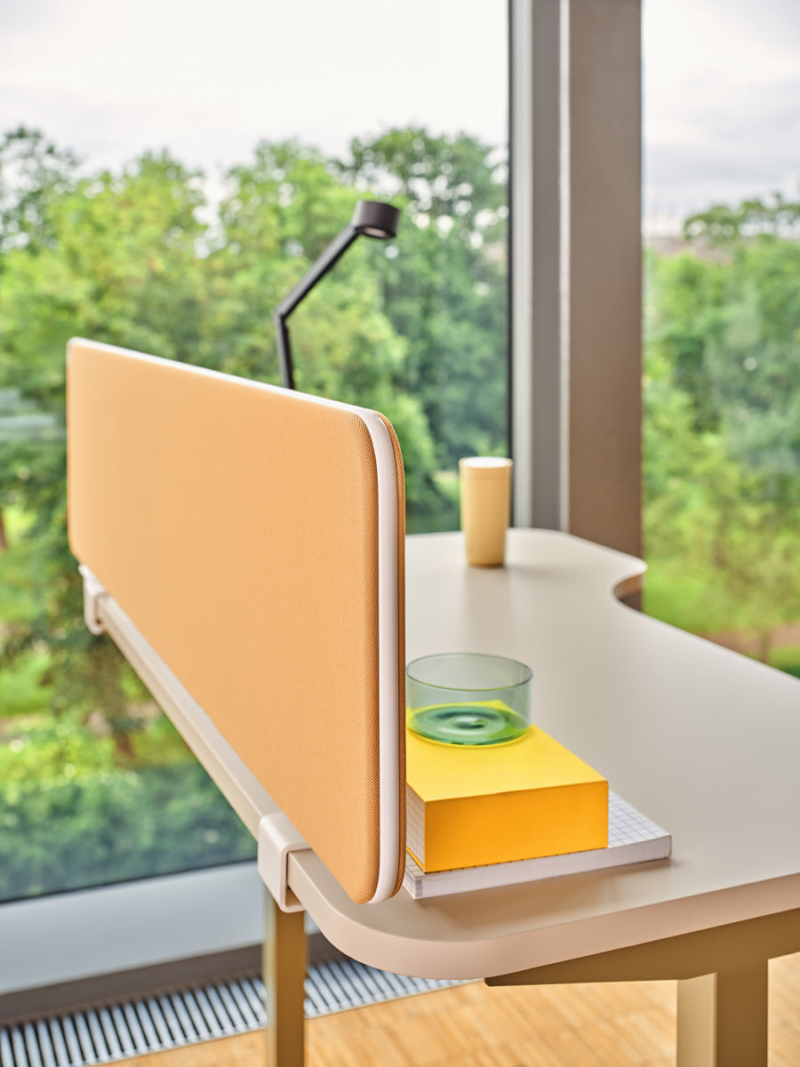 Sonic acoustic desk screens