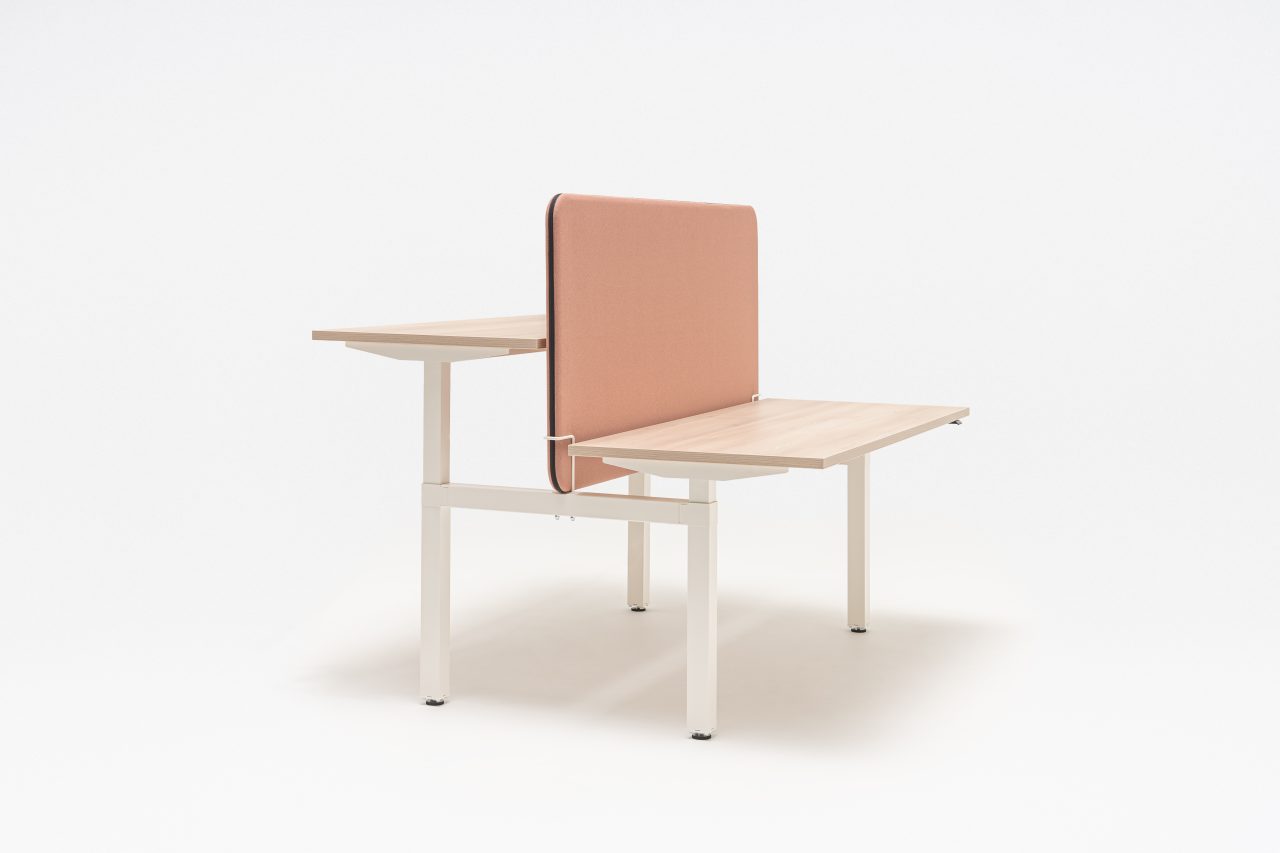 Sonic acoustic desk screens