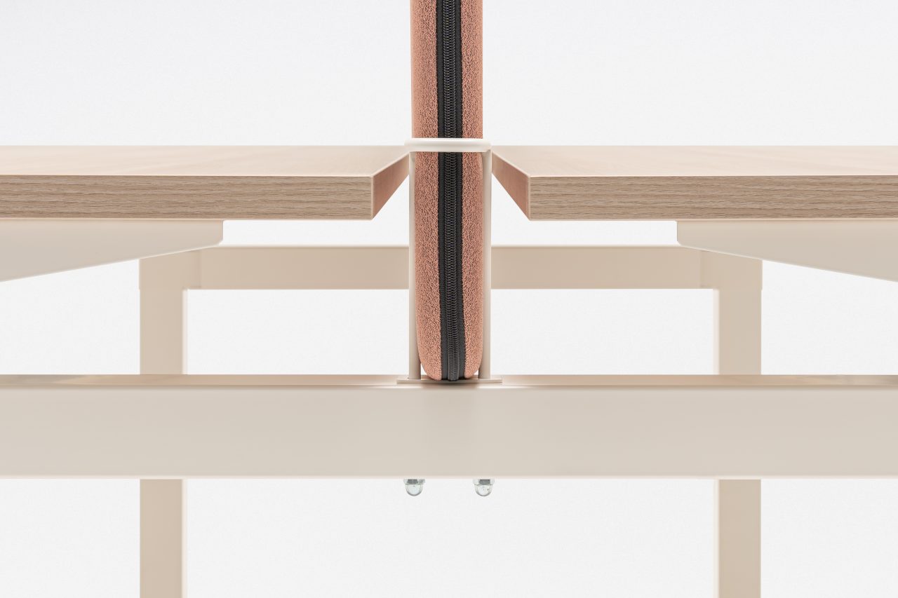 Sonic acoustic desk screens