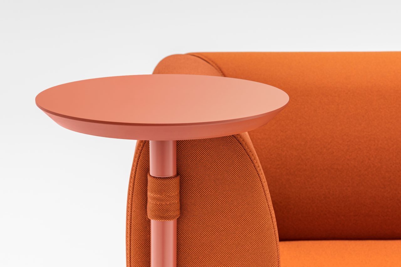 Stilt armchair low backed