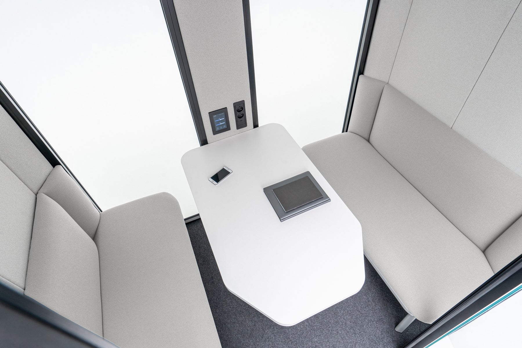 Coda 4-person acoustic booth