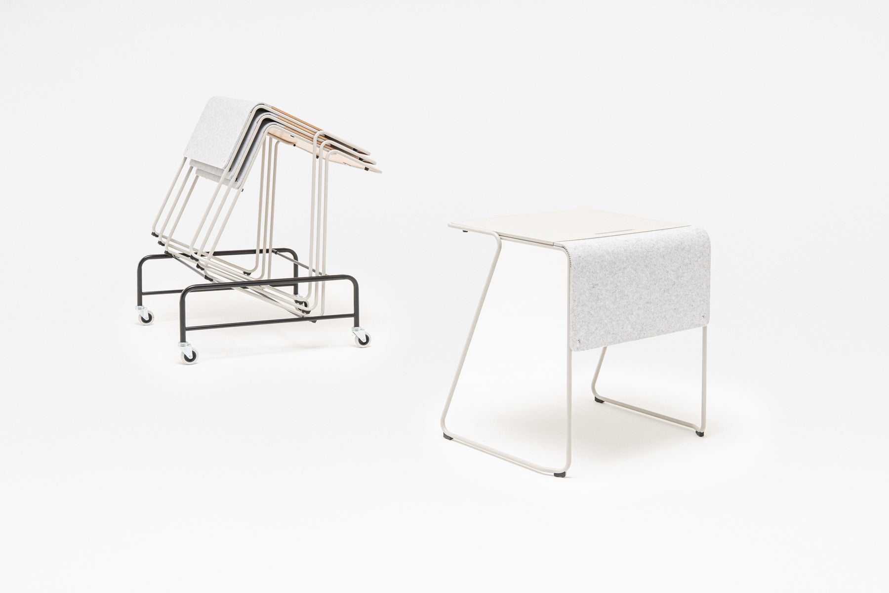 Loop transport trolley