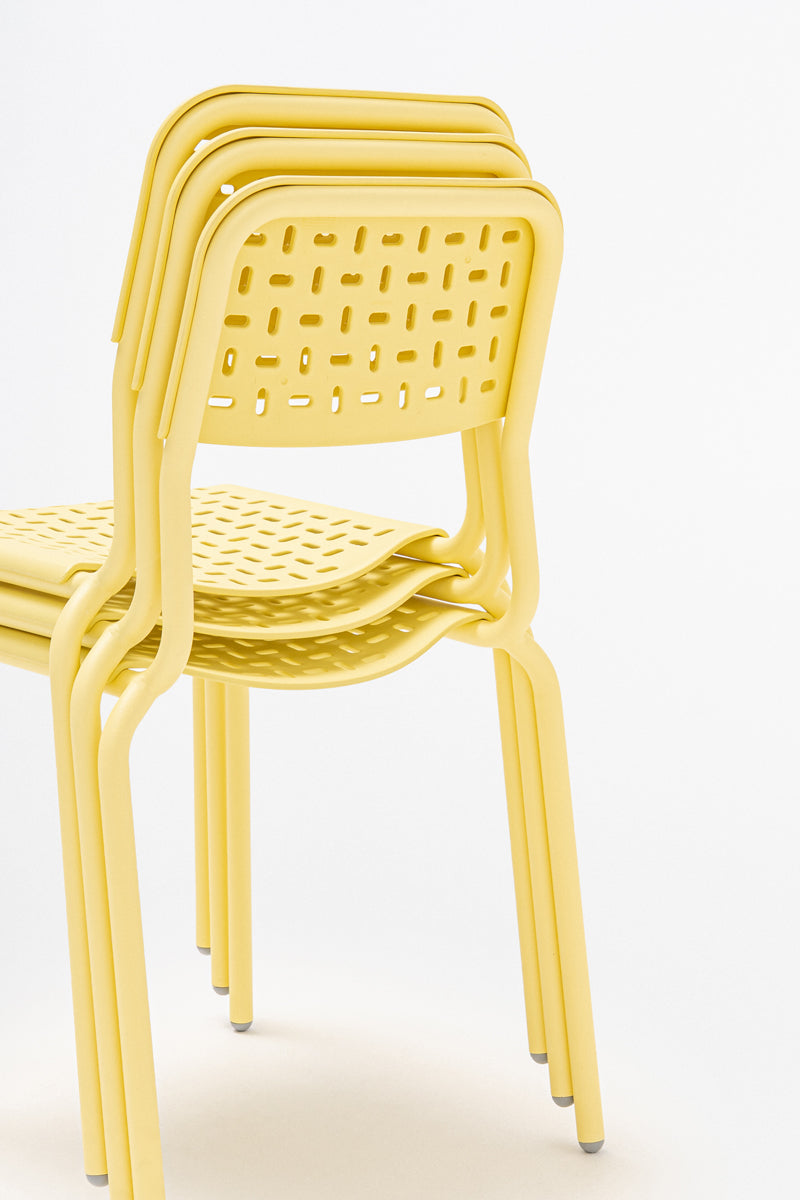 Tube chair 4-legged base