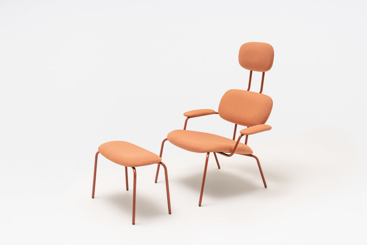 Neuer Polstersessel mit Kopfstütze