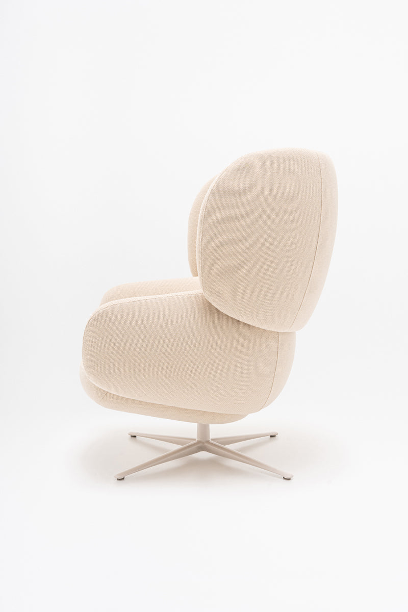 Großer Sessel mit drehbarem Kopfteil