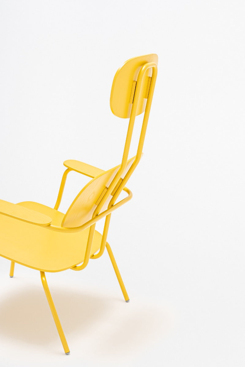 Neuer Sperrholz-Sessel mit Kopfstütze