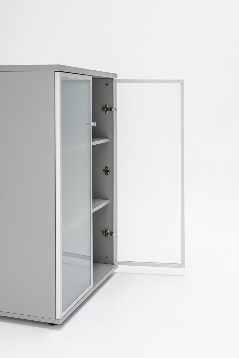 Standard-Glastürschrank