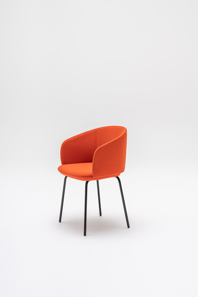 Grace chair 4-legged base