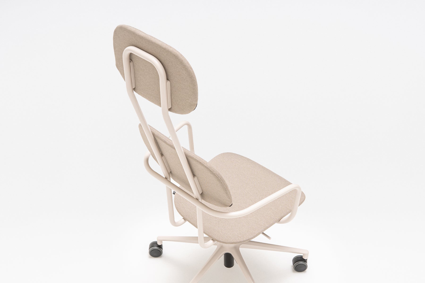 New upholstered chair with headrest with height adjustment
