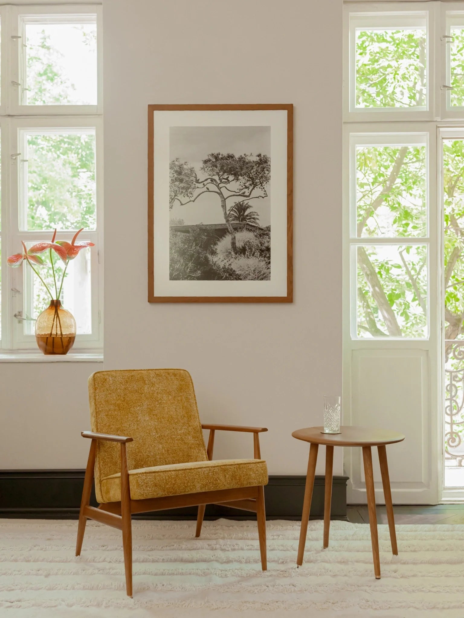 Fox Lounge-Sessel in Marmorweiß