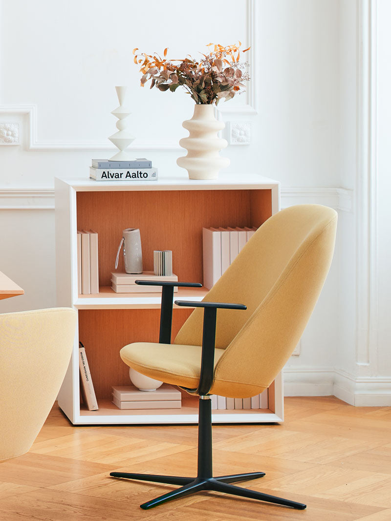 Paralel lounge armchair swivel base