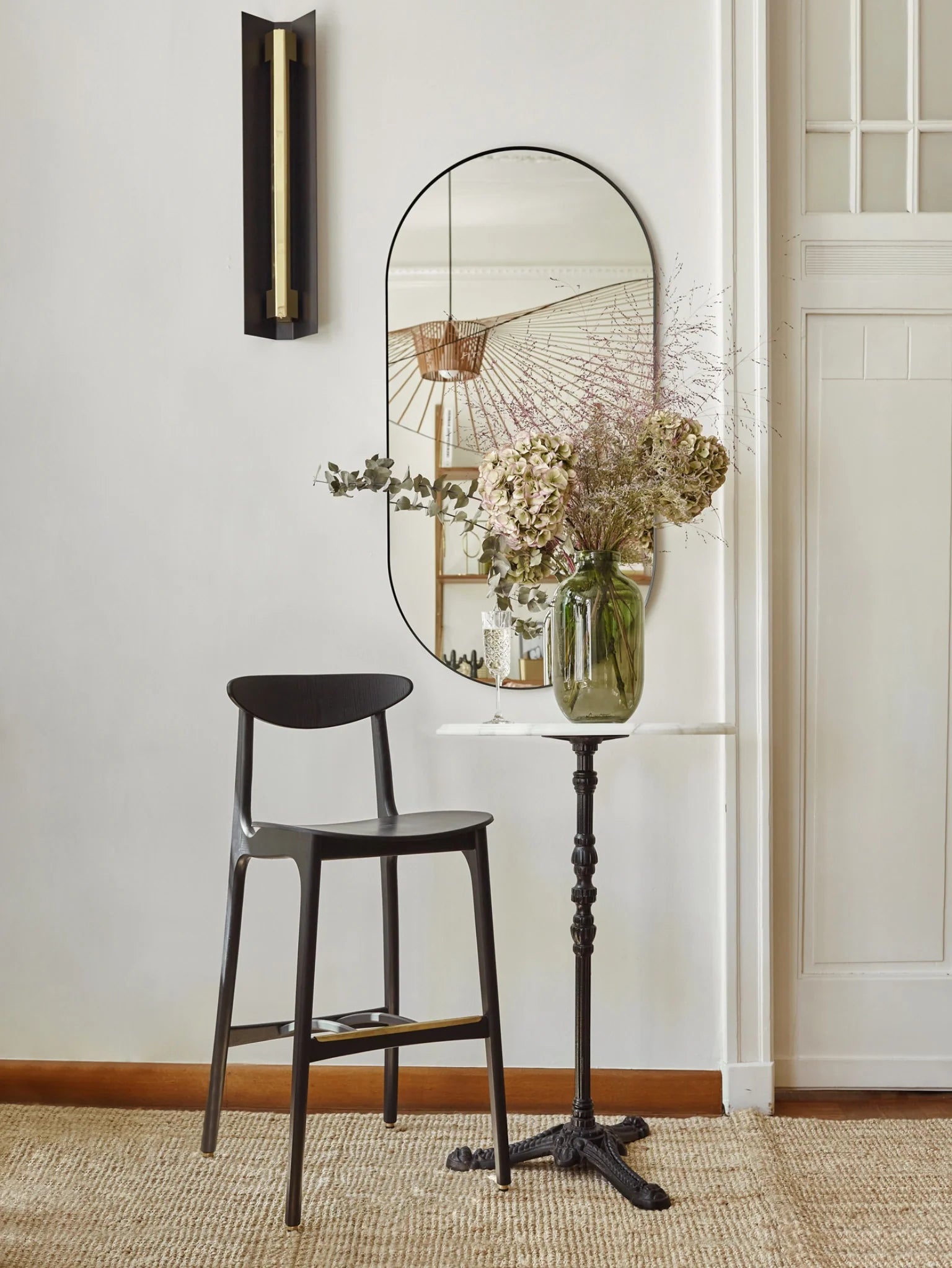 200-190 Barhocker aus Holz, Größe M/75