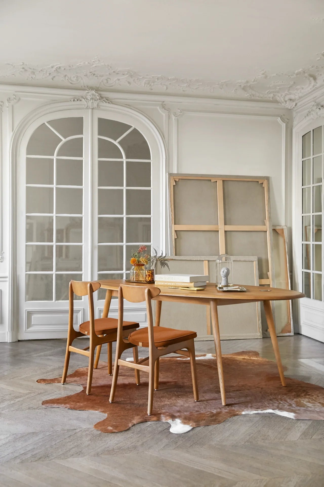 200-190 Stuhlmischung in Marmor-Senf