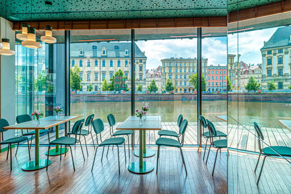 New upholstered chair 4-legged base