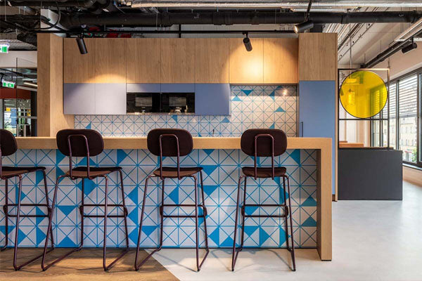 New upholstered high stool