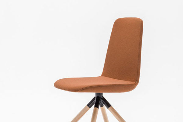 Ulti chair wooden swivel base