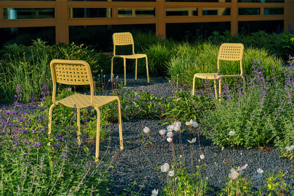 Tube chair 4-legged base