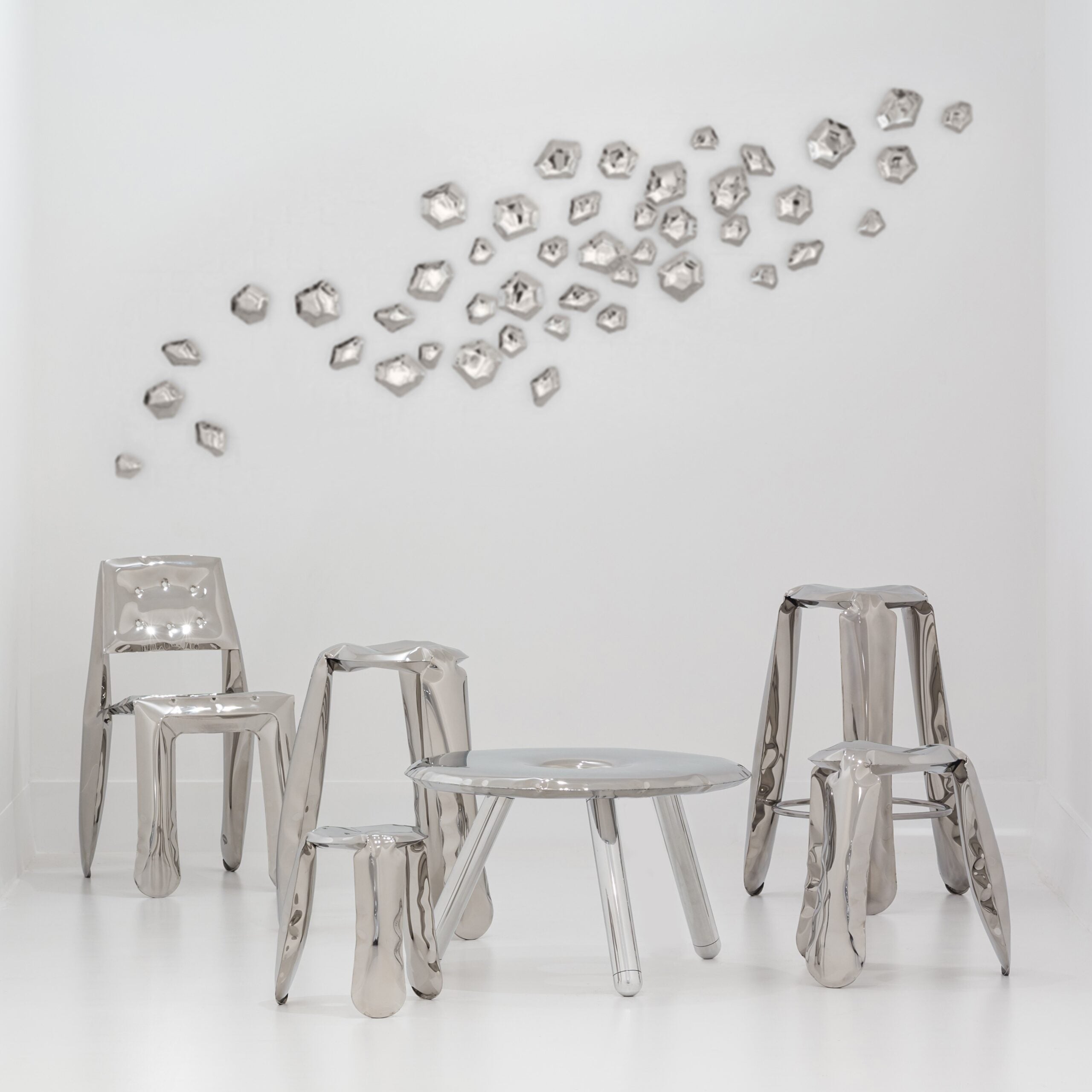 KAMYKI WANDDEKO INOX