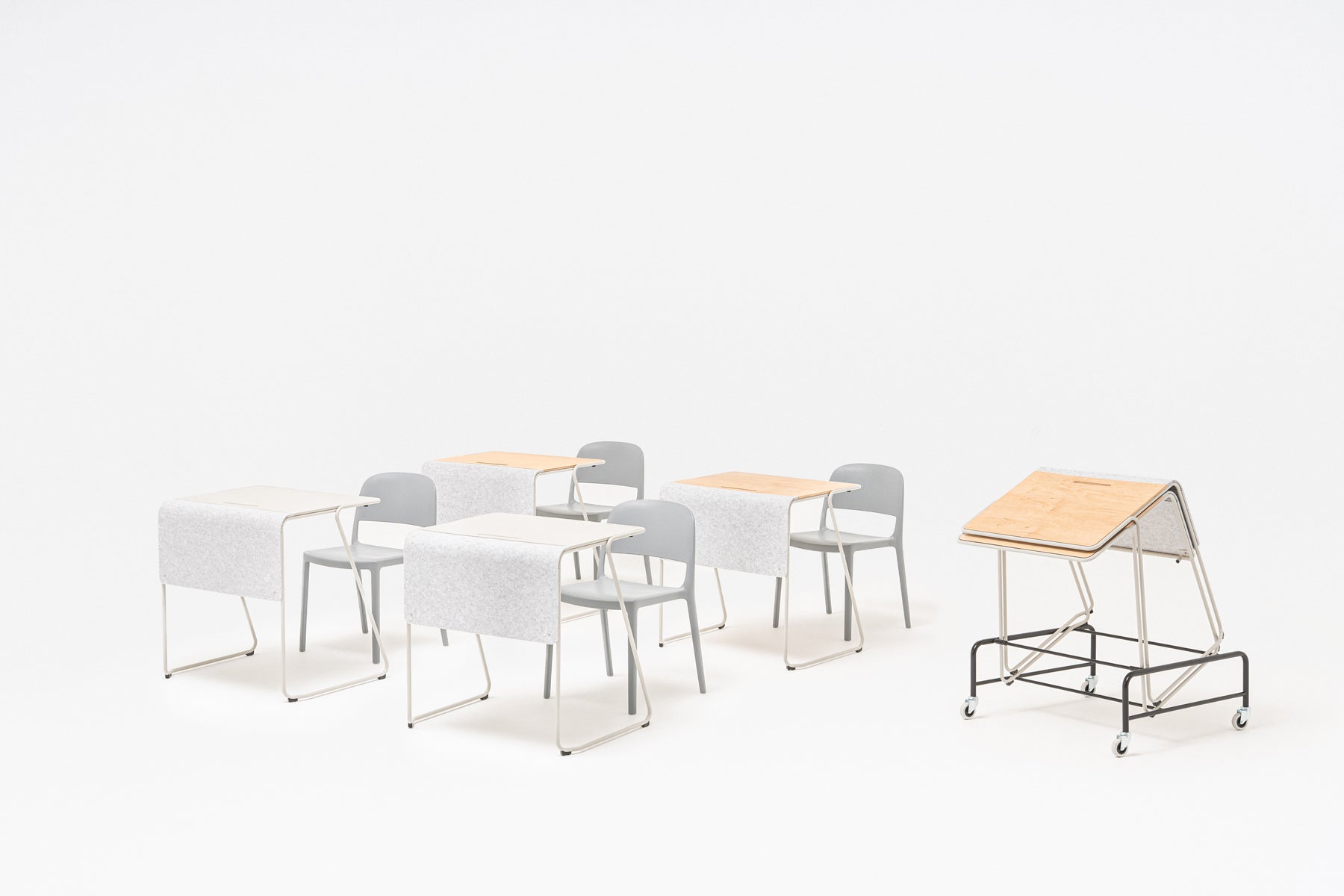 Loop transport trolley