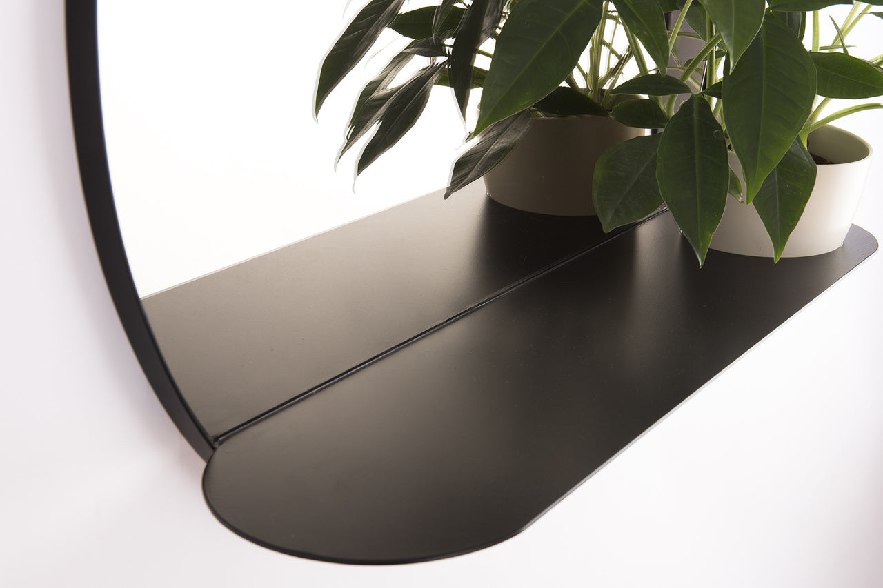 HALO Spiegel mit Pflanzenhalter