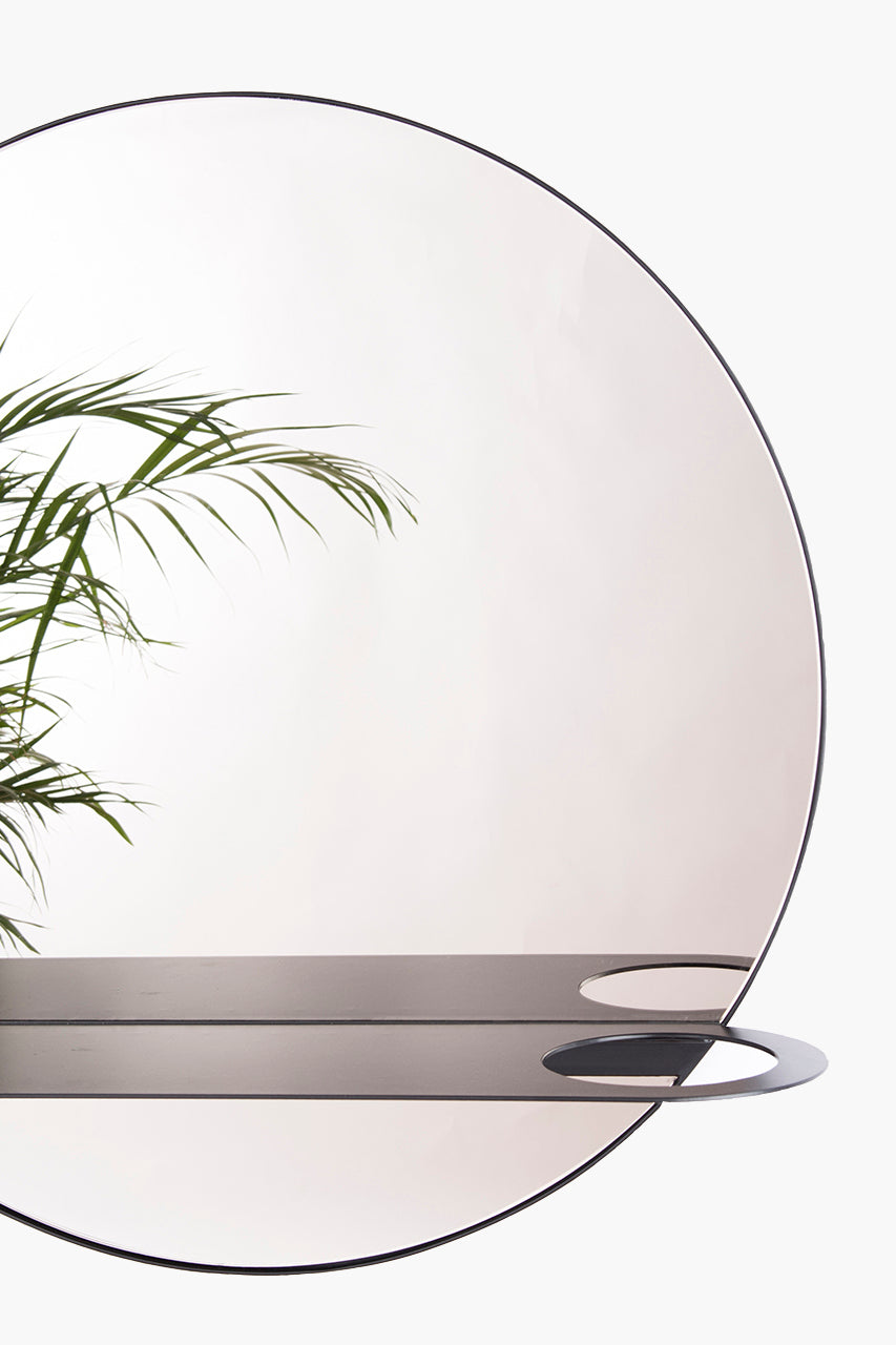 HALO Mirror with plant holder