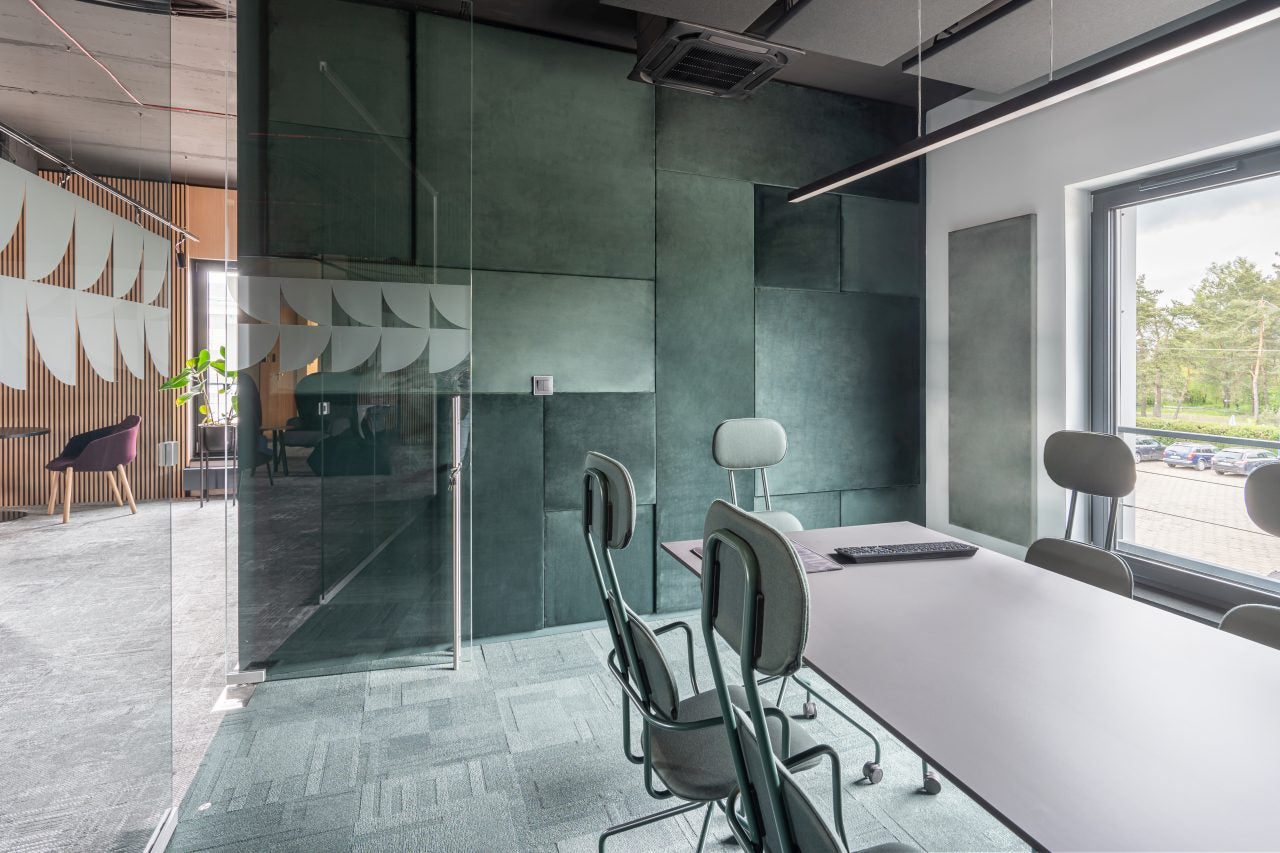 Schallakustische Wandschirme