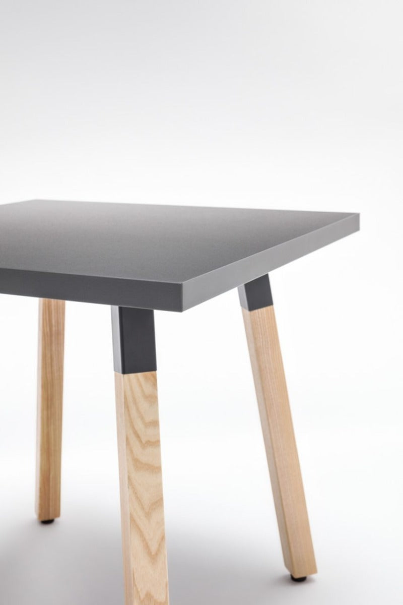 Ogi café table wooden legs