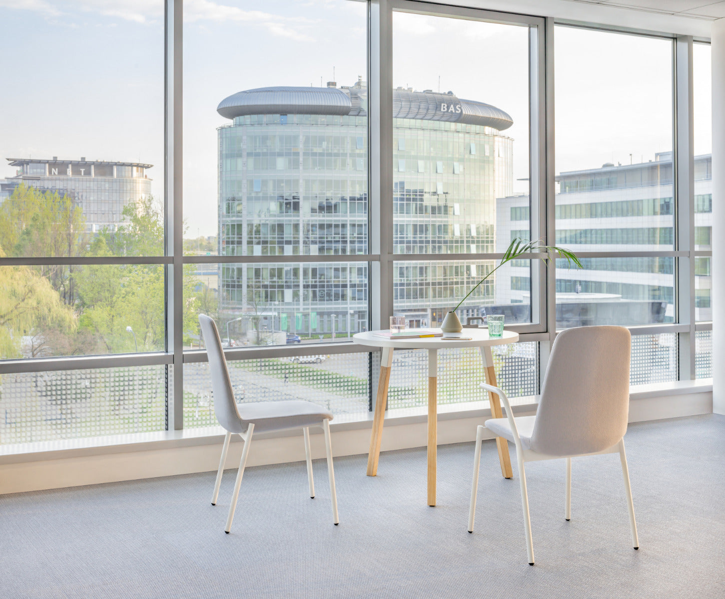 Ogi café table wooden legs