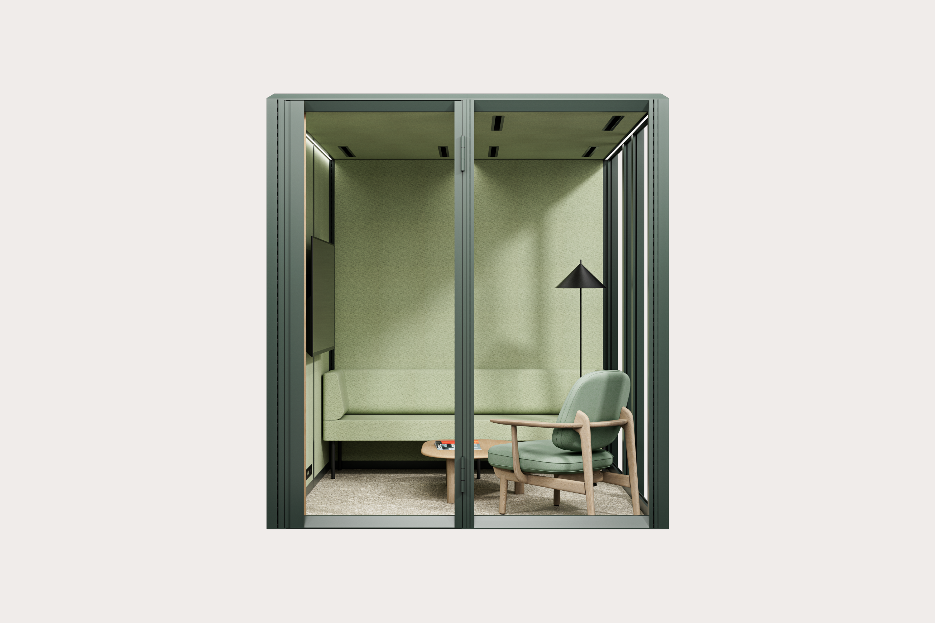 Modular room-in-room system