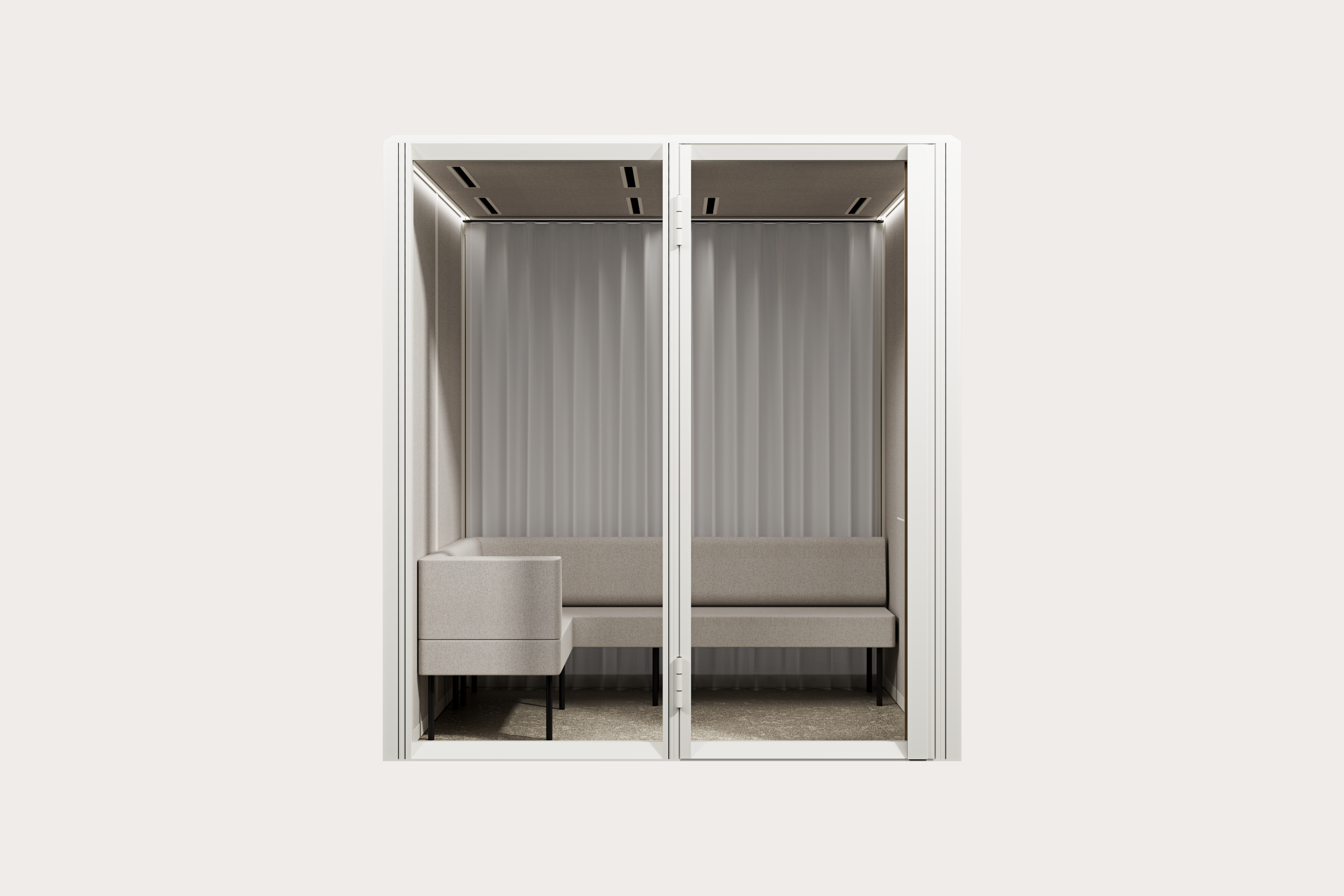 Modular room-in-room system