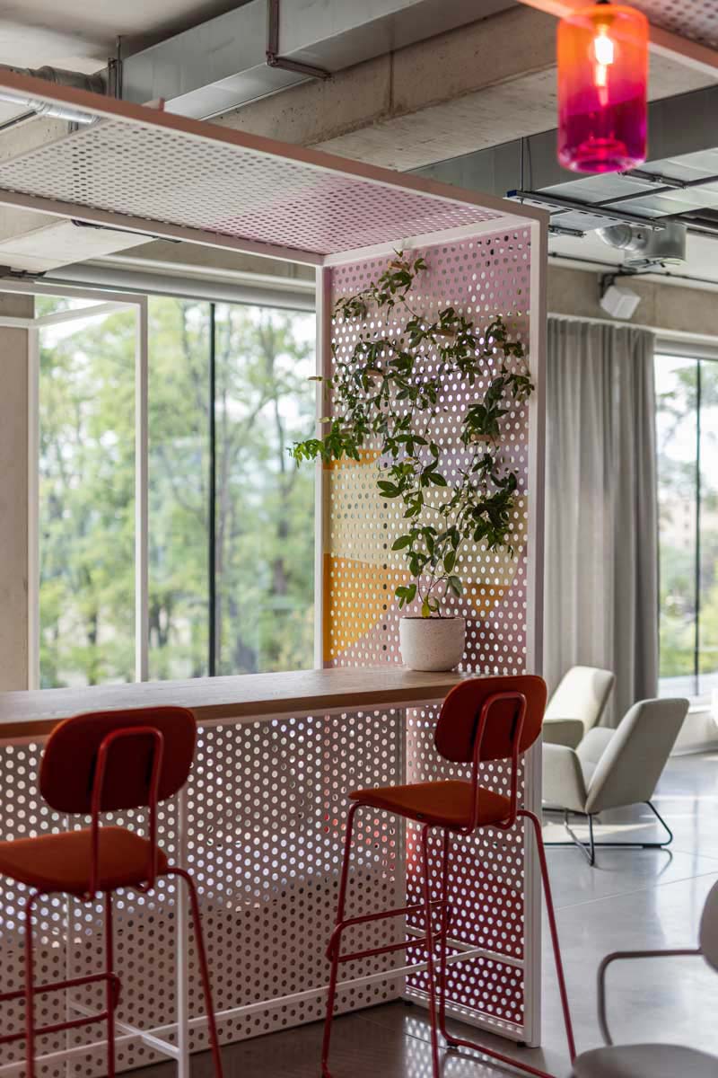 New upholstered high stool