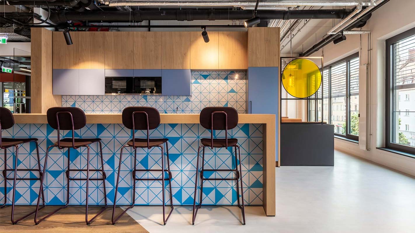 New upholstered high stool