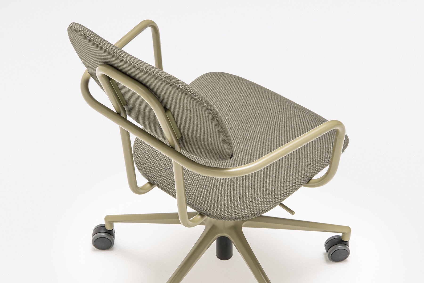 New upholstered chair with height adjustment