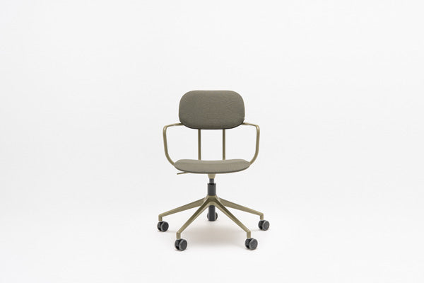 New upholstered chair with height adjustment