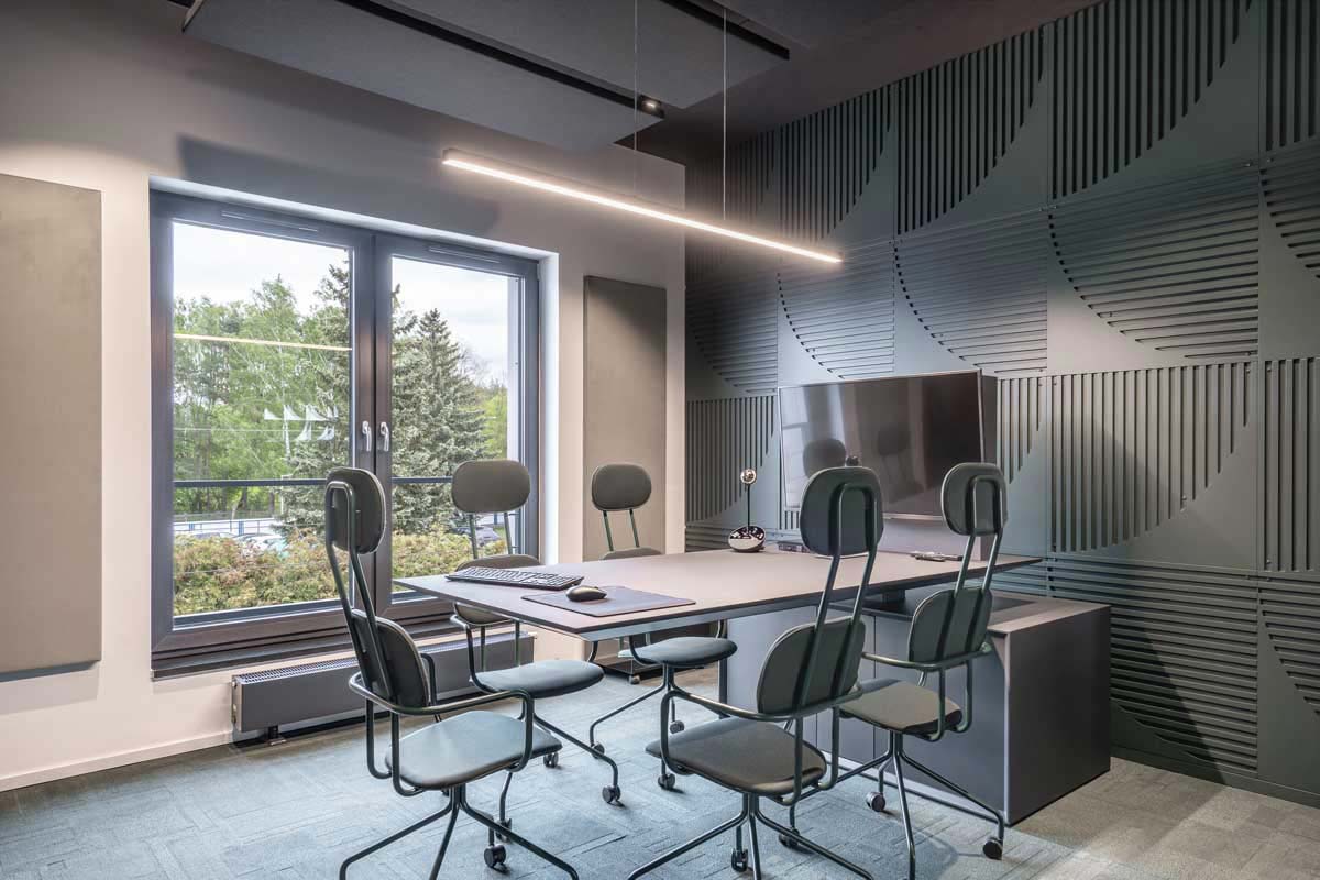 New upholstered chair with headrest fixed base with castors