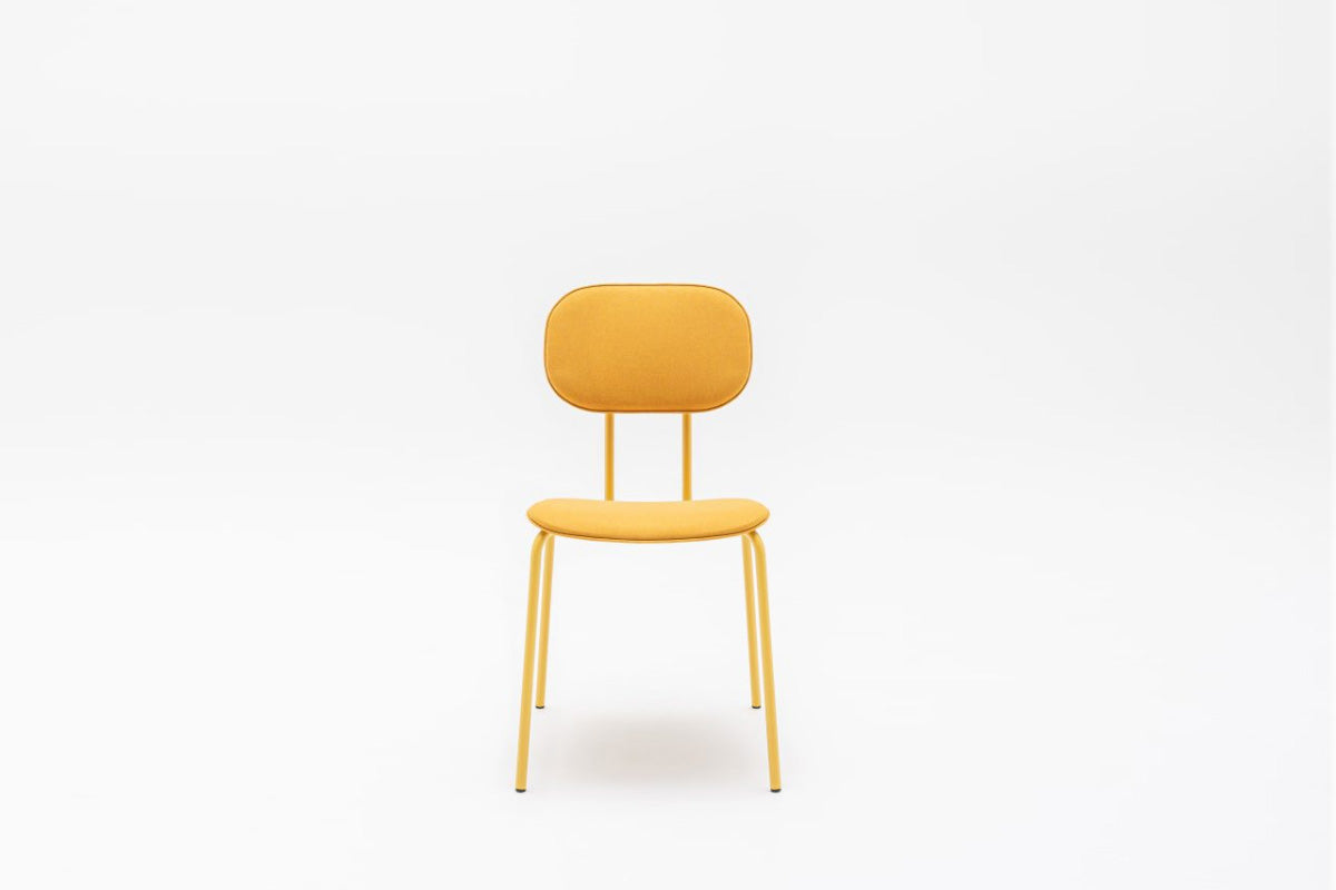 New upholstered chair 4-legged base