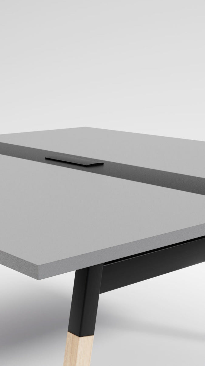 Ogi conference table wooden legs