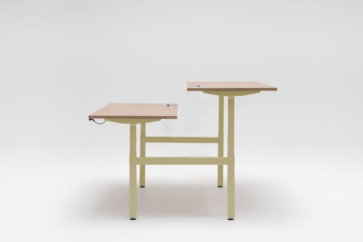 Ogi bench desk electric height adjustment, twin-motor frame