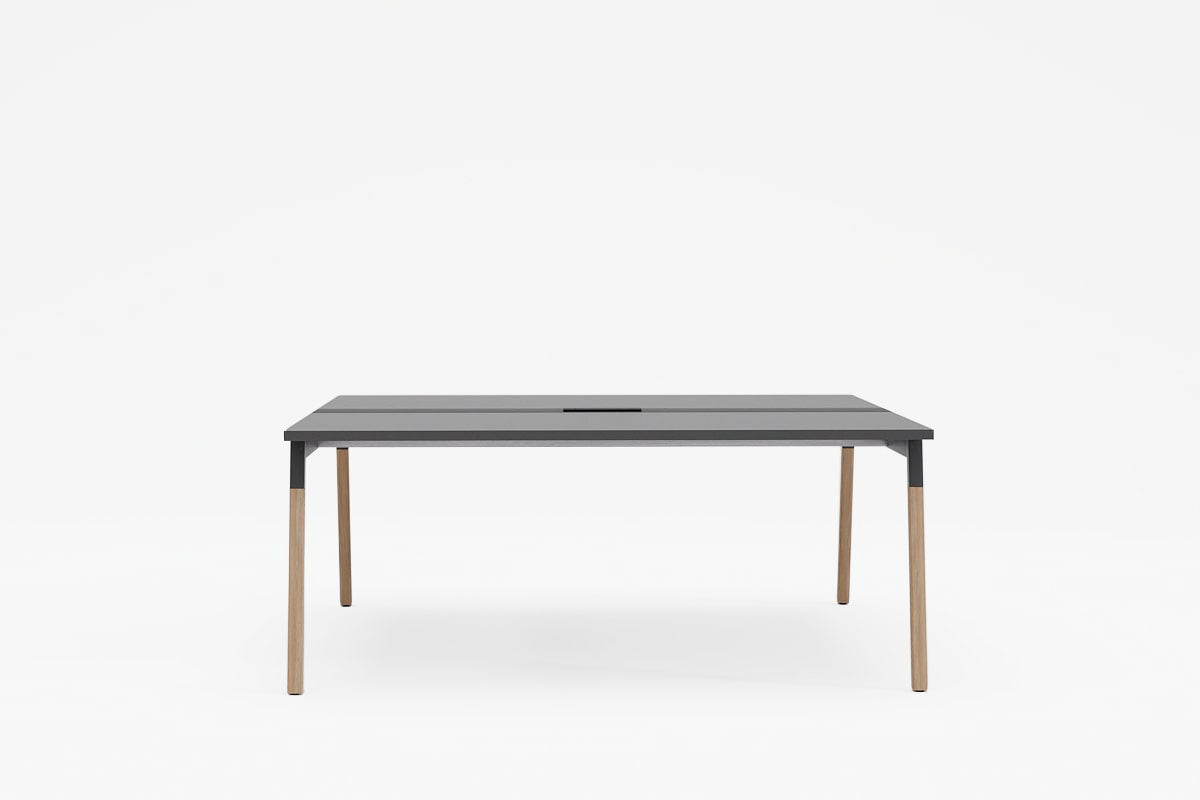 Ogi conference table wooden legs