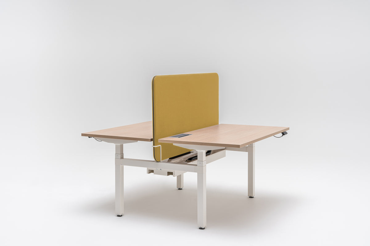 Sonic acoustic desk screens