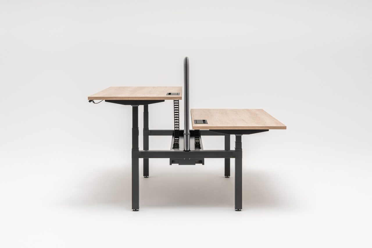 Sonic acoustic desk screens