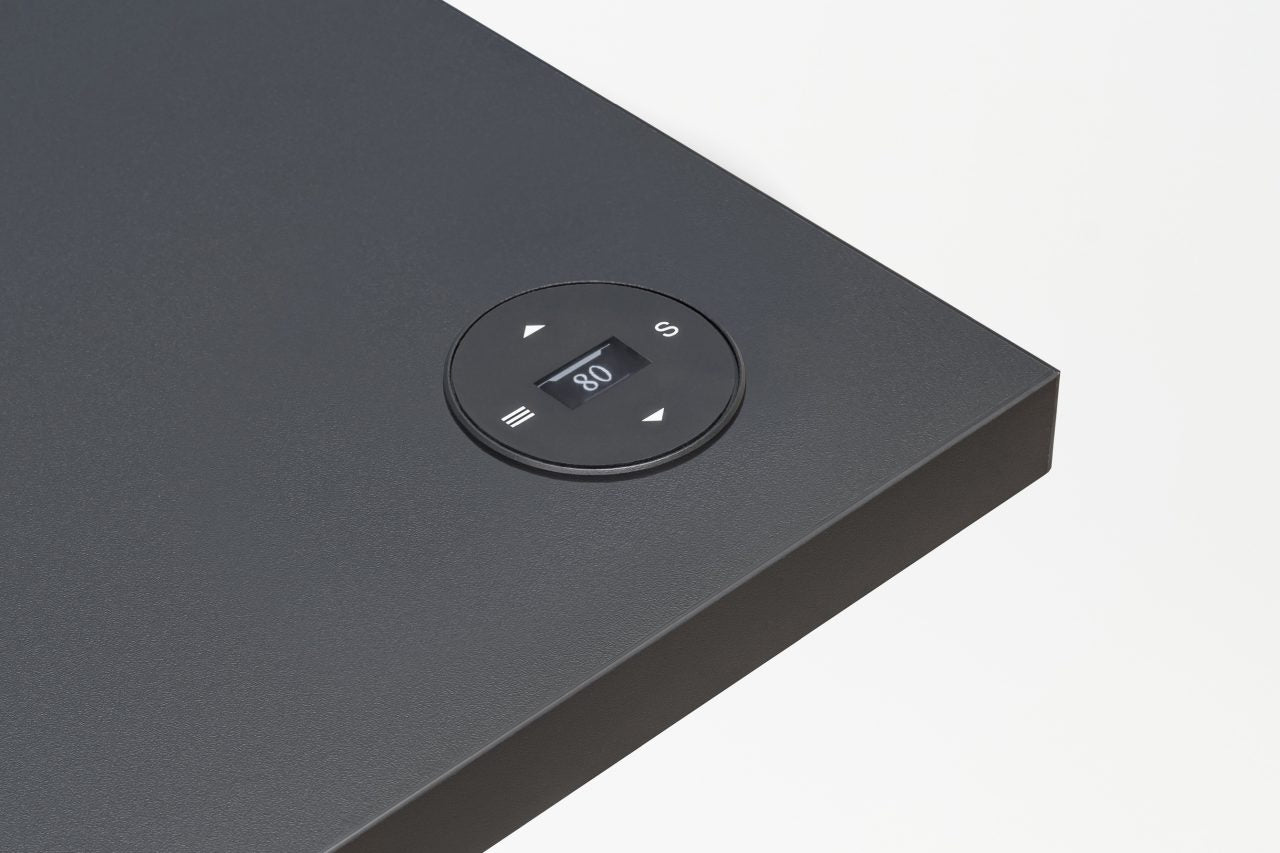 Ogi bench desk with electric height adjustment, twin-motor frame