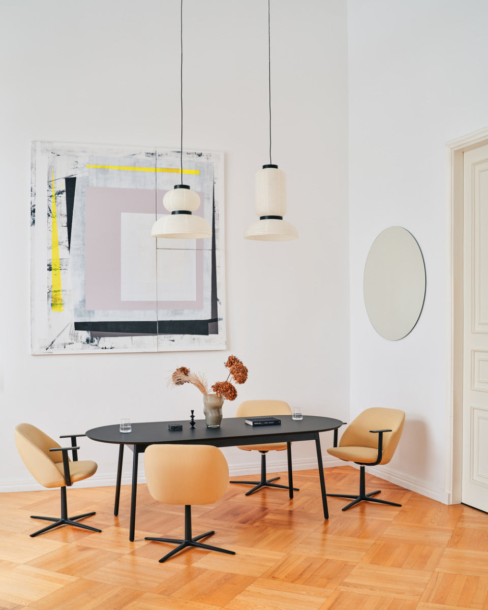 Paralel lounge armchair swivel base