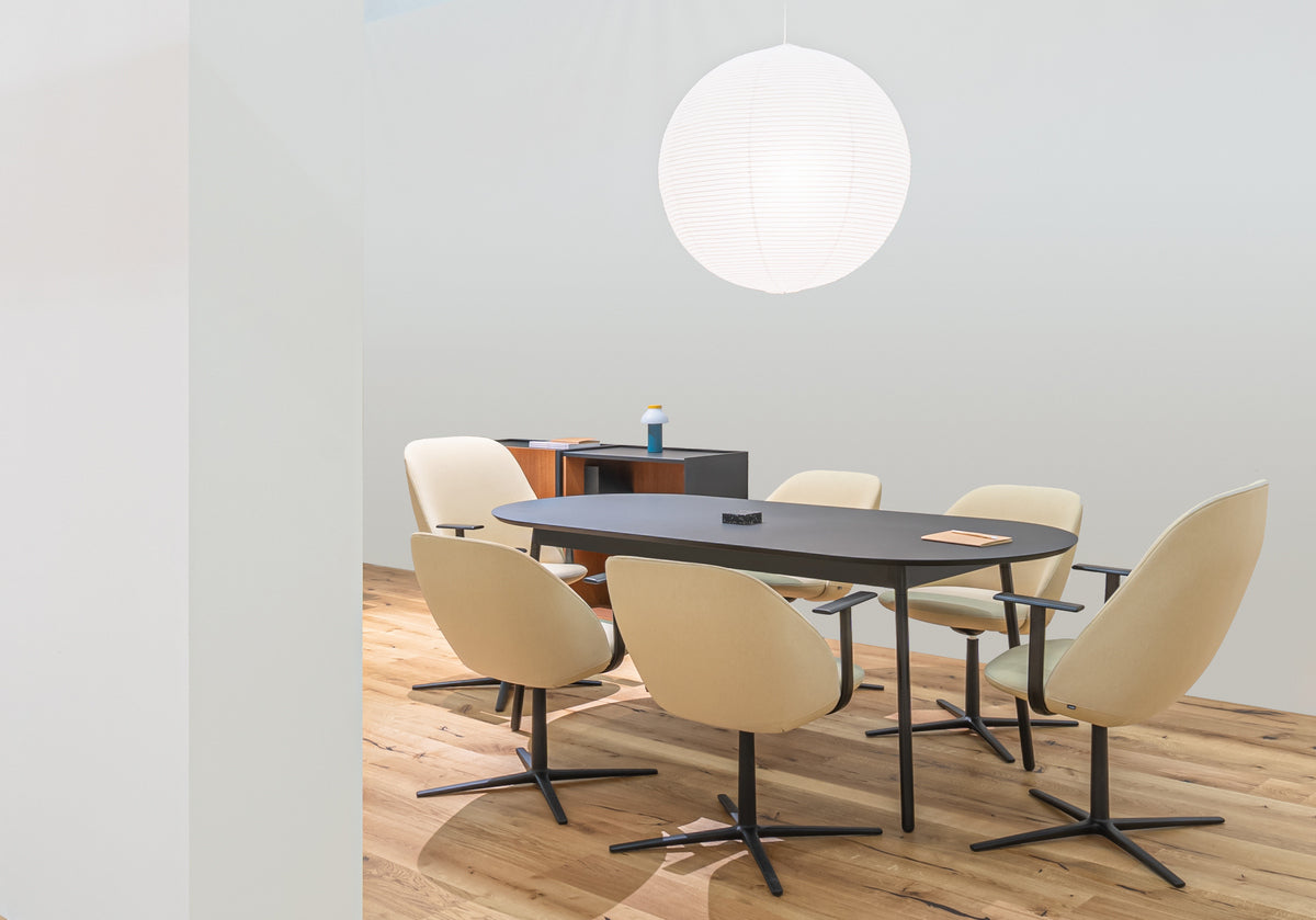 Paralel lounge armchair swivel base