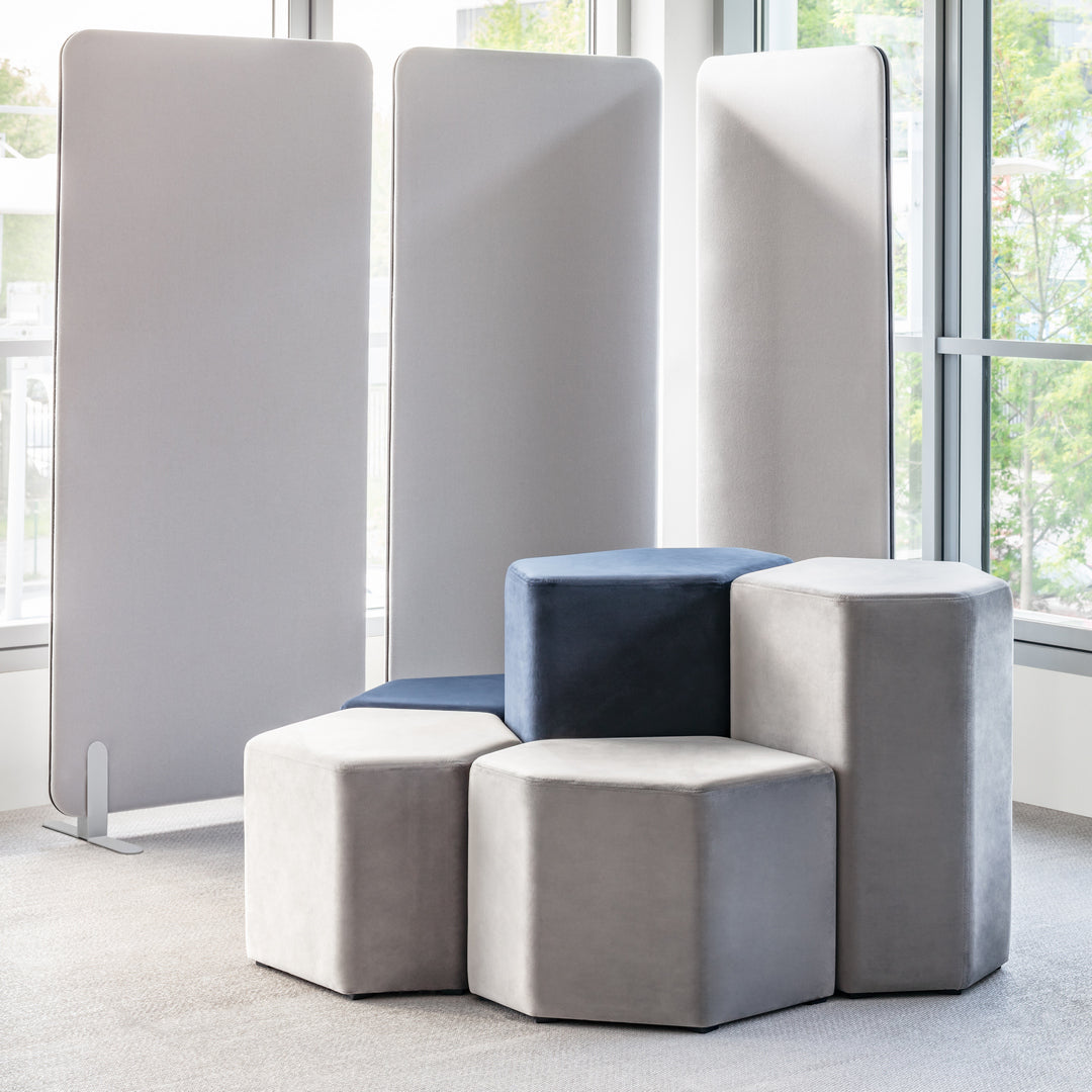 Sonic acoustic standing screens